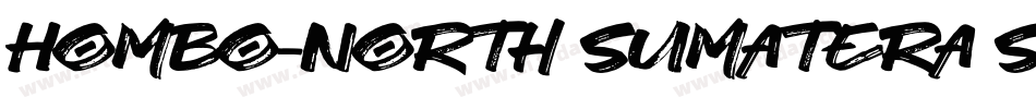 Hombo-North Sumatera Stone字体转换